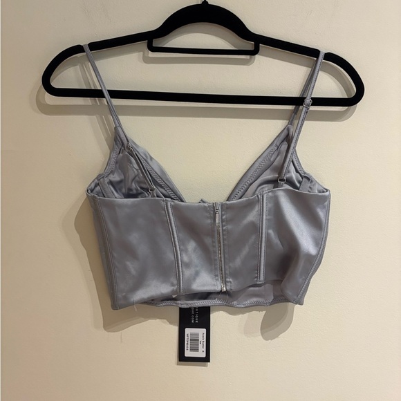 Wild Fox Boutique Acacia Bustier Top in Ice Size Small NWT - Picture 4 of 6